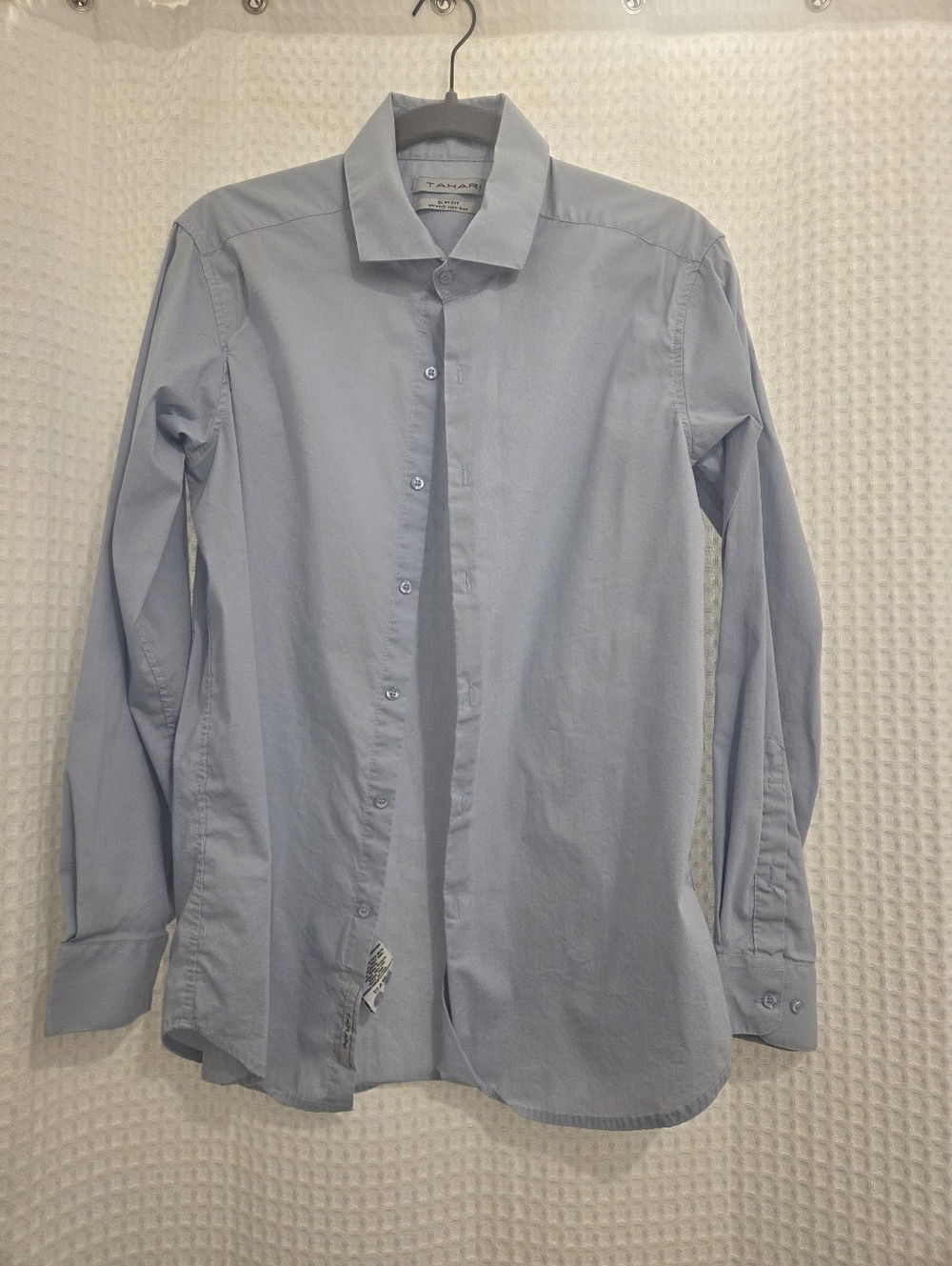 Tahari Light Blue Men's Dress Shirt - Classic Button Front